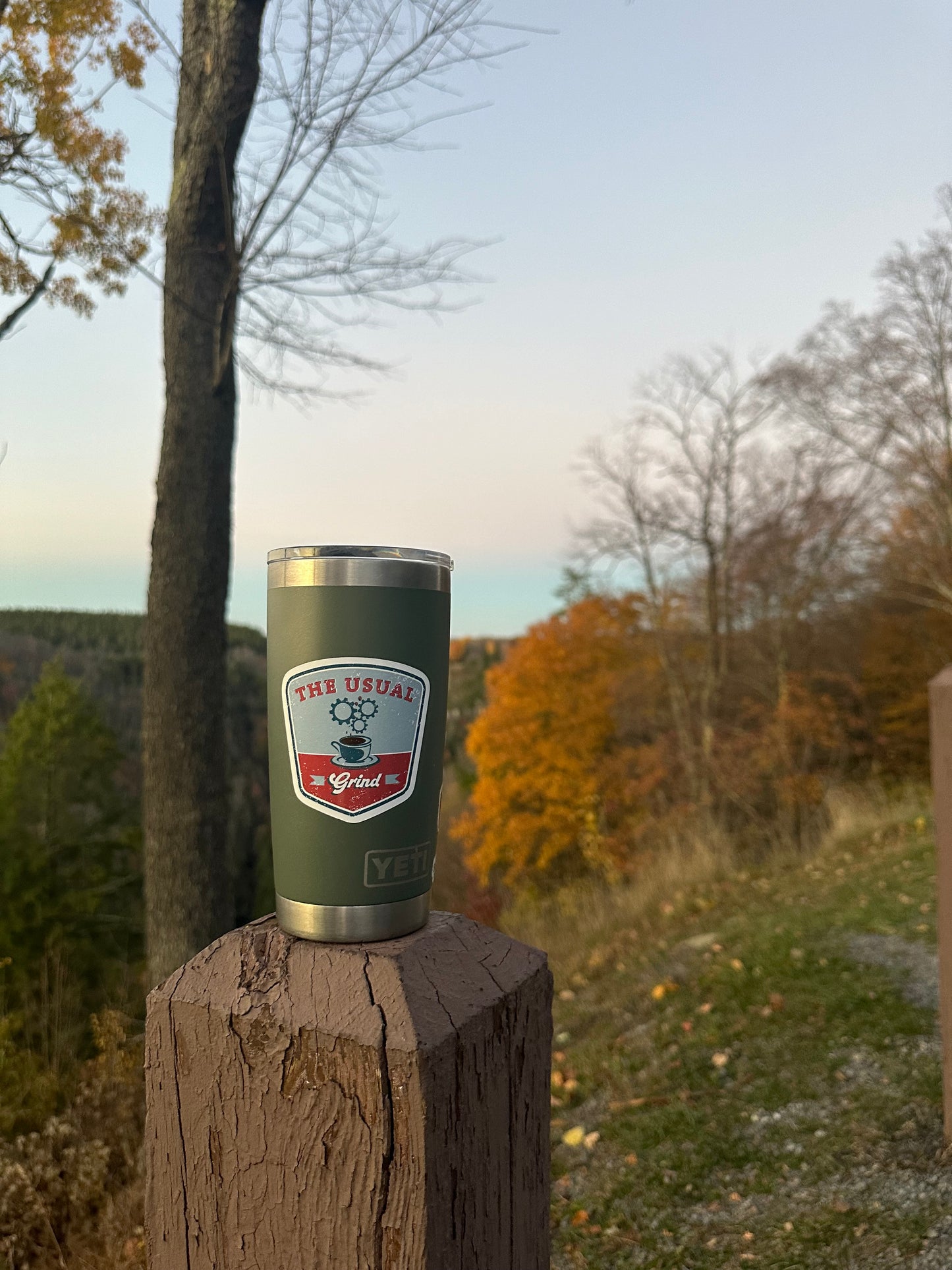 The Usual Grind - Logo Sticker